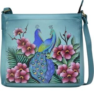 🌺 Anna by Anuschka Women's Genuine Leather Crossbody Organizer